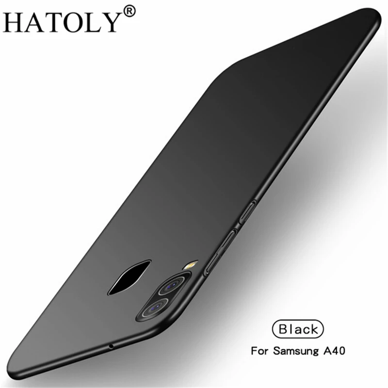 

For Smooth Cover Samsung Galaxy A40 Case Ultra-thin Hard PC Protective Back Case For Samsung Galaxy A40 A405F Free Shipping 5.9"