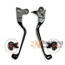 Черные левые и правые рычаги, набор тормозных рычагов сцепления, ручка для Harley Sportster XL883 XL 1200 на заказ