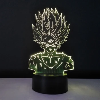 

LED 3D Dragon Ball Table Lamp Home Decor USB Atmosphere Luminarias Night Light Cartoon Anime Visual Bedside Sleep Light Fixture