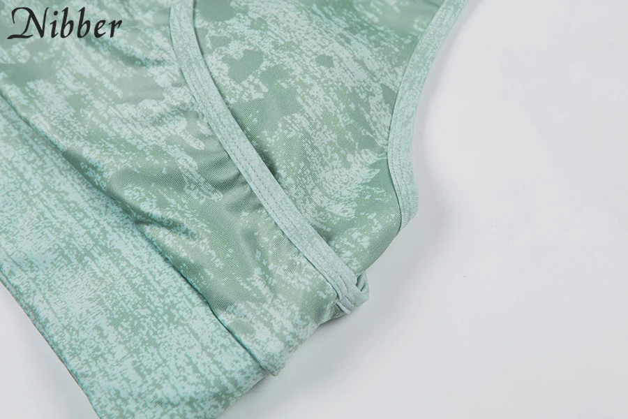 Nibber новые весенние эластичные для женщин спортивная комплект из двух предметов 2019hot Модные кроп-топ топы корректирующие леггинсы для