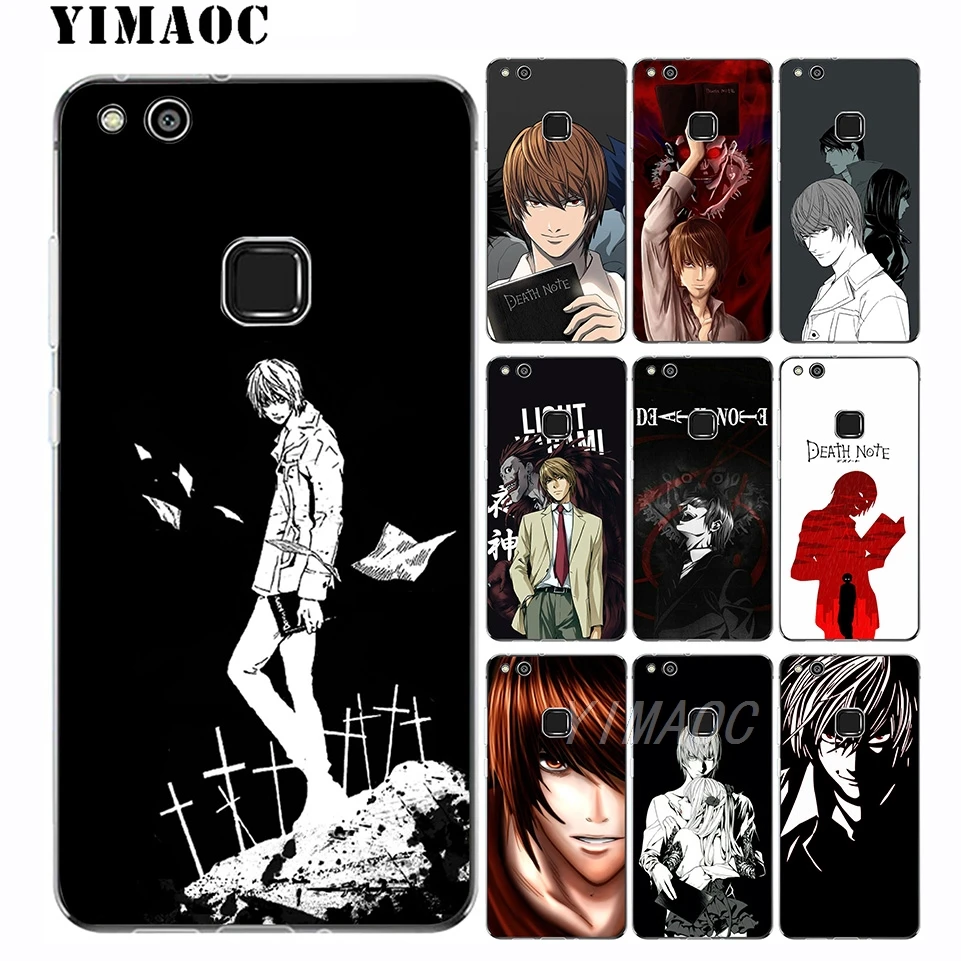 Light YAGAMI Death Note Soft Case for Huawei Mate 30 20 P30 P20 P10 P9 P8 2015 2016 2017 P Smart Lite Pro |