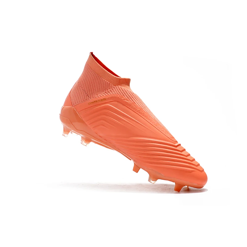 

sufei Professional Soccer Shoes Men FG Slip-On 18+ High Top Football Boots Cheap Original Outdoor Athletic Cleats Wholesale