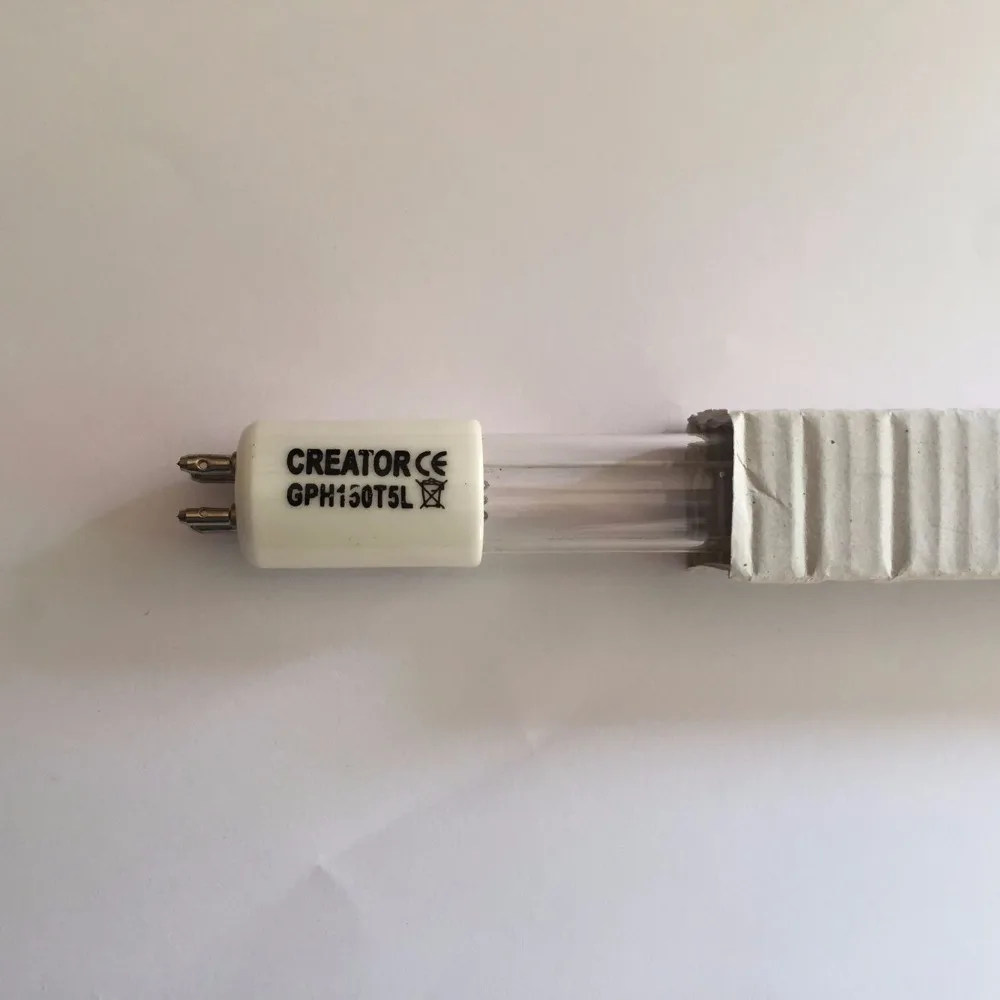 

GPH150T5L 8W UV germicidal lamp,ultraviolet UV-C 253.7nm,water air purification,4 pin single ended uvc tube