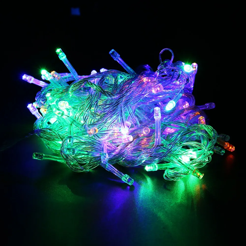 Light Tree Led String lights 100Leds with EU US Plug for Christmas Subject aeProduct