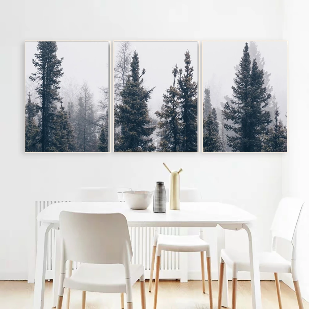 

Laeacco Canvas Calligraphy Painting 3 Panel Nordic Wall Artwork Posters and Prints Decorative Picture for Living Room Home Decor