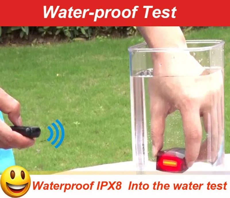 Wireless Electric Cycling Bell light Bicycle Alarm Light Cycling Taillight horn LED Anti-theft Remote bike Accessories