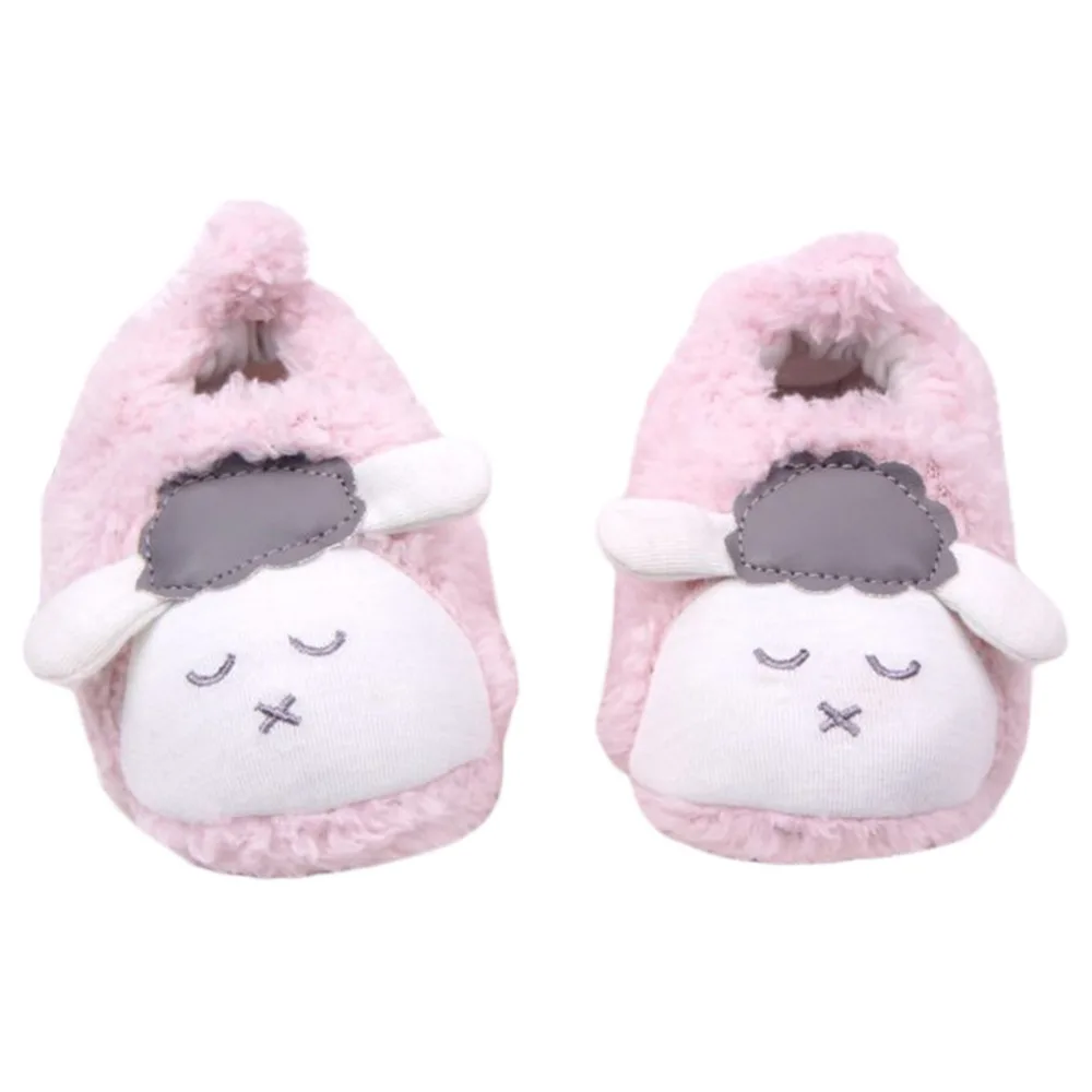 

Cute Soft-soled Toddler Boy Girl Shoes Cartoon First Walkers Newbron Slipper Shoes Infant Non-slip Bootie 0-18M