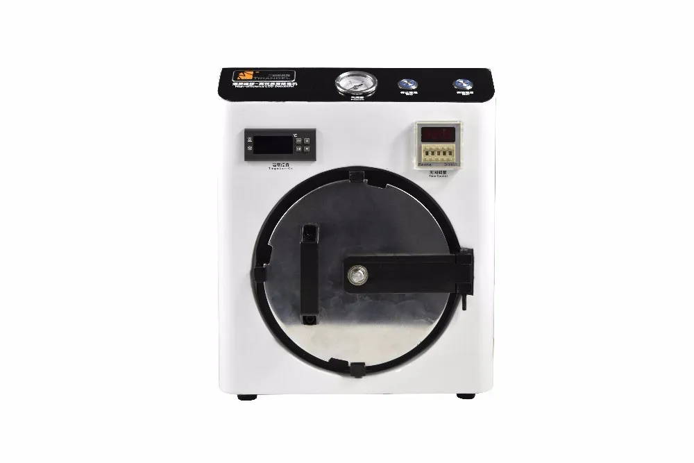  Mini High Pressure OCA Adhesive Sticker LCD Bubble Remove Machine+OCA Vacuum Laminator Machine for 