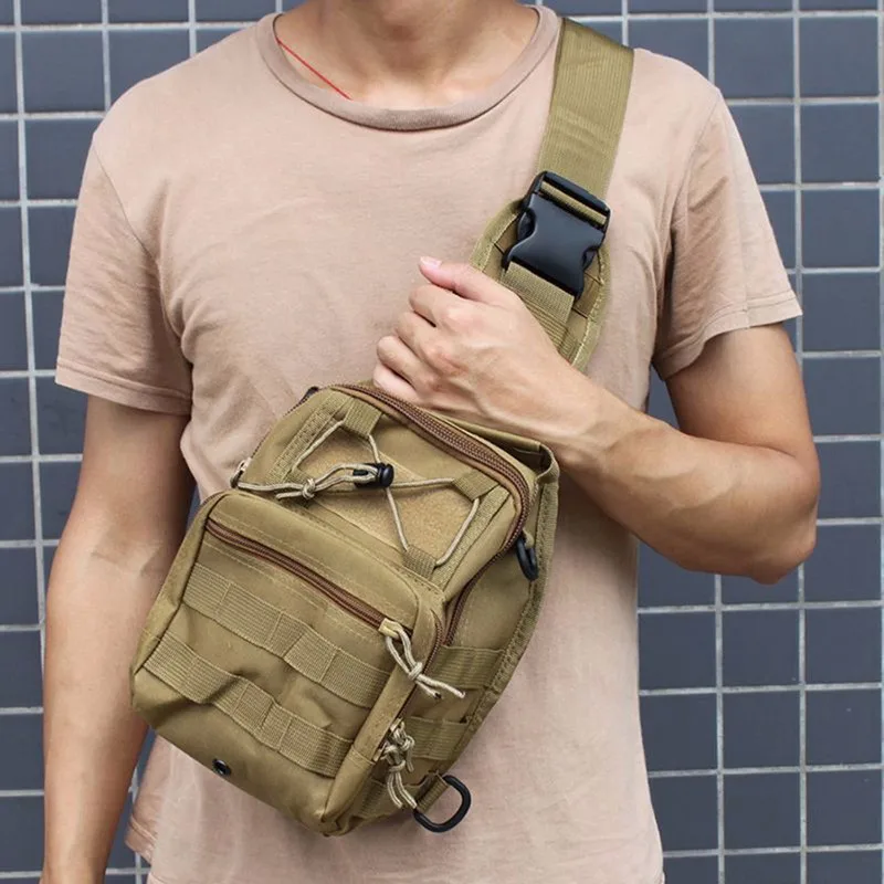 Мужские 1000D нейлоновые водонепроницаемые спортивные походные сумки для покупок камуфляжная тактическая сумка на плечо