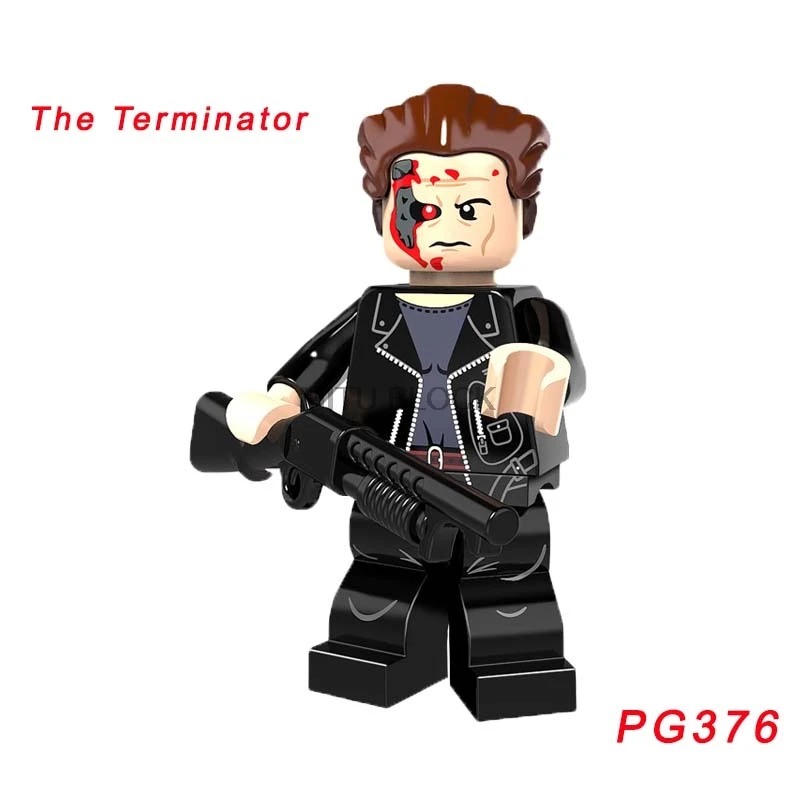 

Single Sale Terminator X-Men Cowboys America Arnim Zola Batman Red Flash Spiderman Super Heroes Building Blocks
