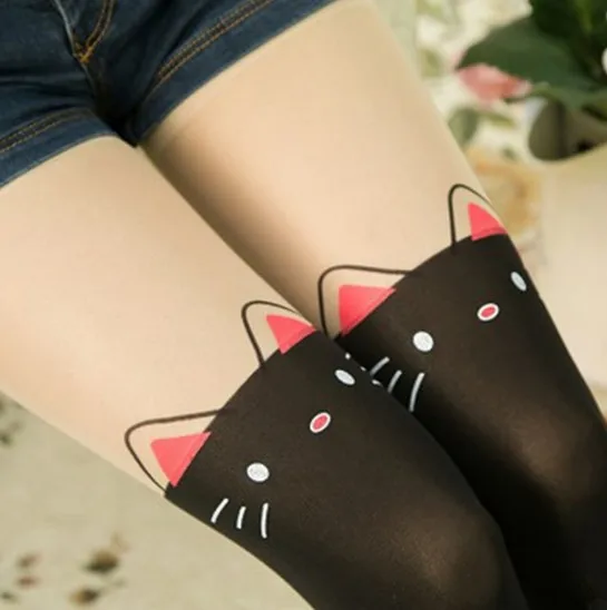 Cute Cartoon Kawaii Hello Kitty Tights 