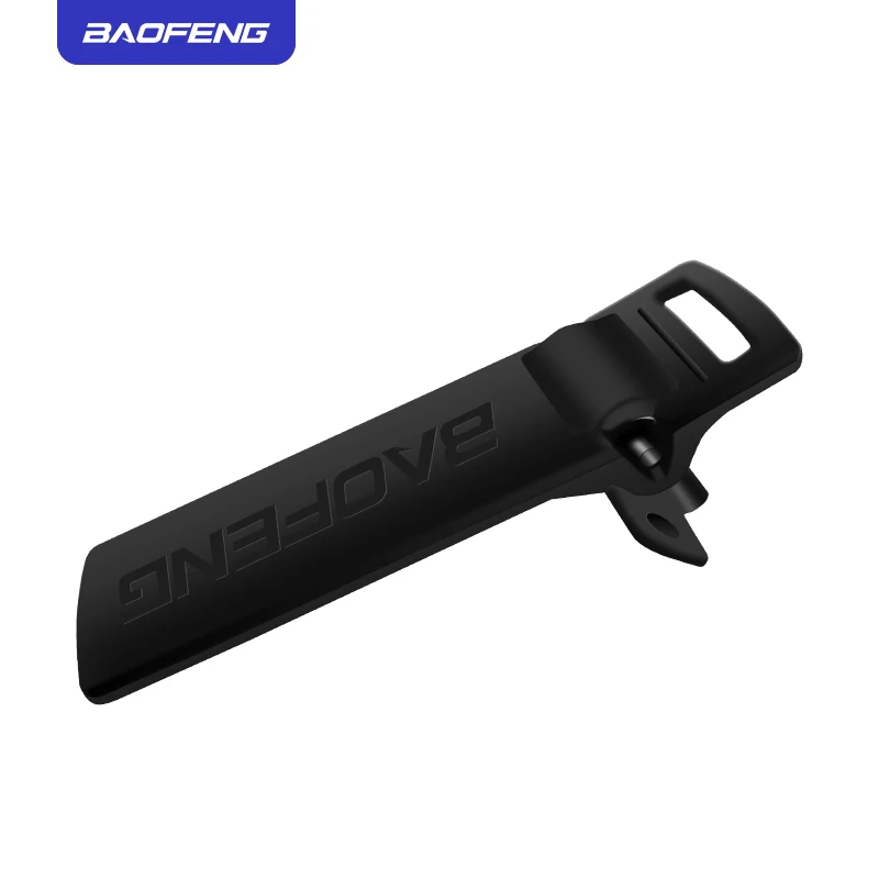 Baofeng логотип 10 шт. Зажим для ремня на спине BAOFENG UV 5R UV5RHP UV5R Pofung Retevis RT 2 способа Радио