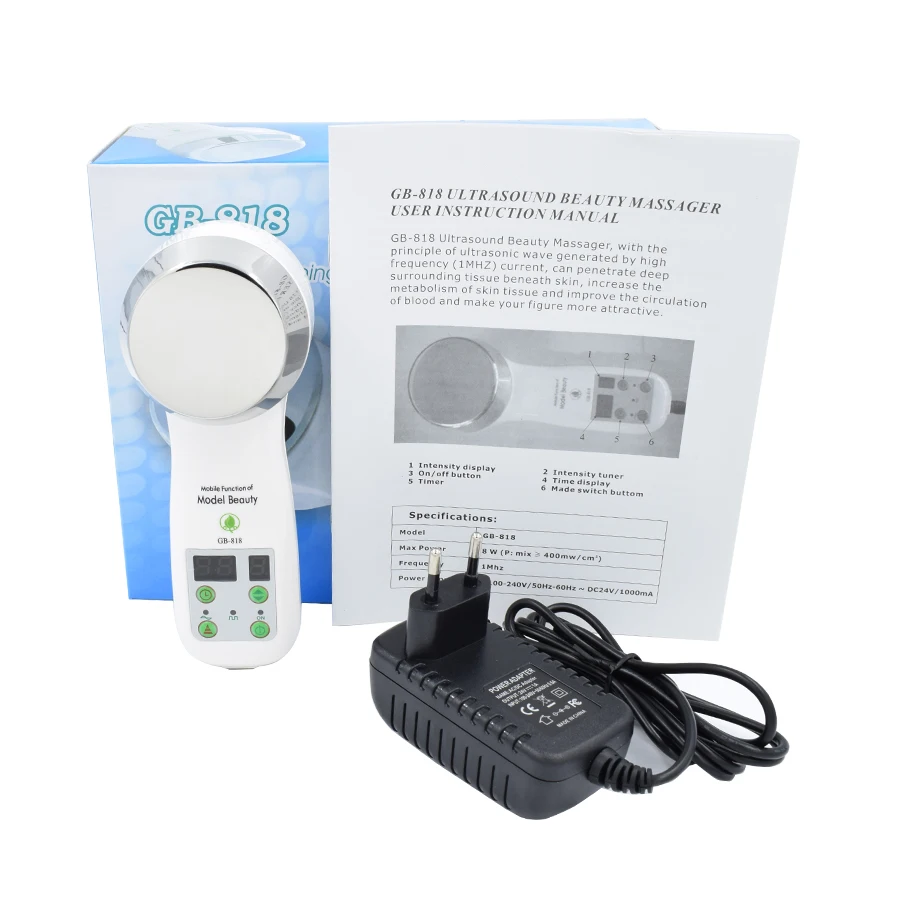 1MHz Ultrasonic Cavitation Cellulite Weight Loss Machine Ultrasound Therapy slimming equipment Massager 110-240V