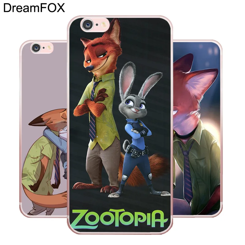 

DREAMFOX L278 Zootopia Soft TPU Silicone Case Cover For Apple iPhone X XR XS Max 8 7 6 6S Plus 5 5S SE 5C 4 4S