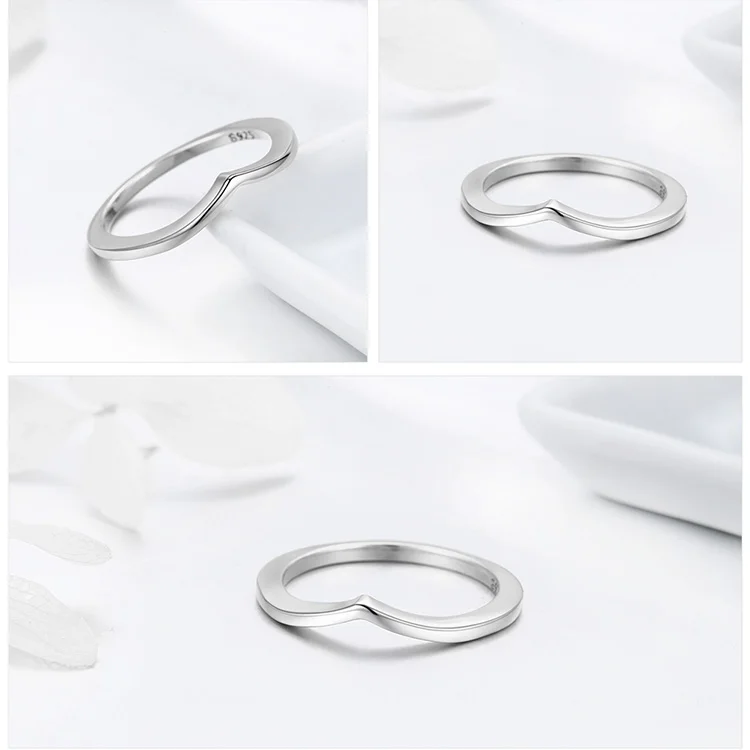WOSTU, Настоящее серебро 925 пробы, блестящее желание, Женское кольцо на палец, кольцо для женщин, Стерлинговое серебро, ювелирные изделия Anel FB7647