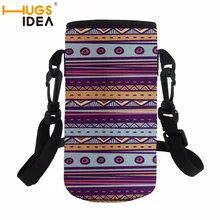 HUGSIDEA народный-изготовленный на заказ boho изолированный термос бутылка для воды Неопрен Бутылка спортивная Портативная сумка держатель кувшин сумка крышка