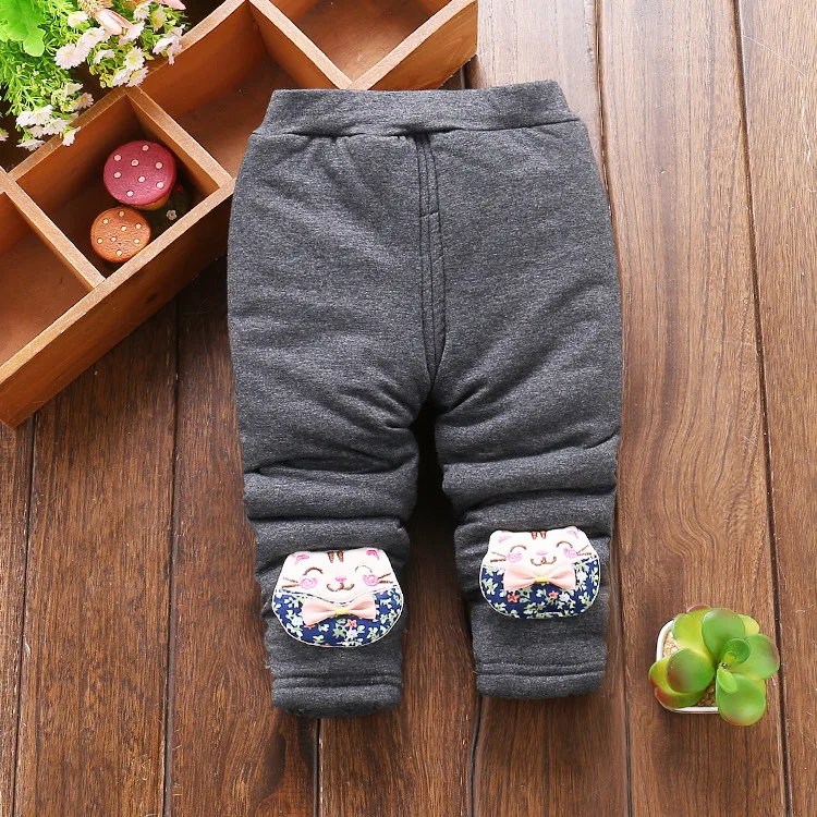 Новые модные зимние штаны для малышей, ультраплотные зимние штаны для малышей, теплые штаны, одежда для малышей 0-3 лет