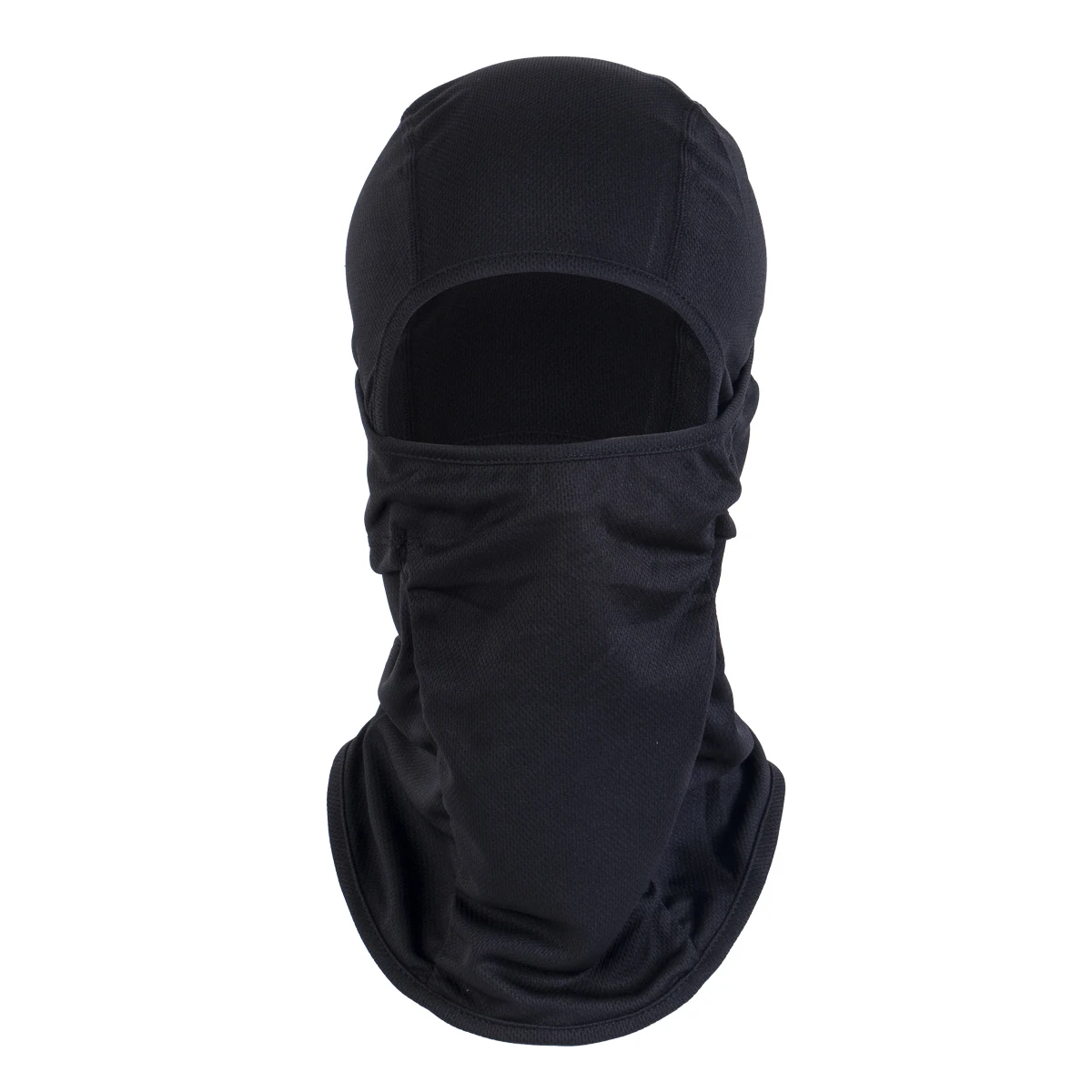 Cool Soft Bike Motorcycle Full Face Mask Lycra Balaclava Ski Neck Protection Winter Windproof - Цвет: Черный