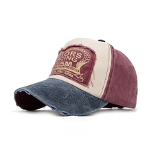 Бейсбольная кепка для женщин и мужчин, бейсболка в стиле хип-хоп, кепка с буквенным принтом, винтажная хлопковая кепка унисекс, многоцветная модная шляпа из тряпичной ткани