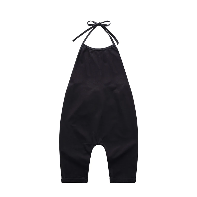 

2018 Fashion Kids Baby Girls Strap Cotton Romper Jumpsuit Harem Trousers Summer Clothes