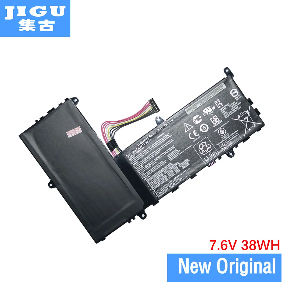 Батарея для ноутбука JIGU C21N1414 C21PQ91 CKSE321D1 Asus EeeBook X205 F205TA X205TA F205TA-1A F205TA-1B | Компьютеры и