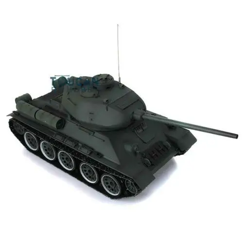 

Henglong 1/16 Green 6.0 Upgraded Metal Soviet T34-85 I RC Tank 3909 360 Turret TH12930