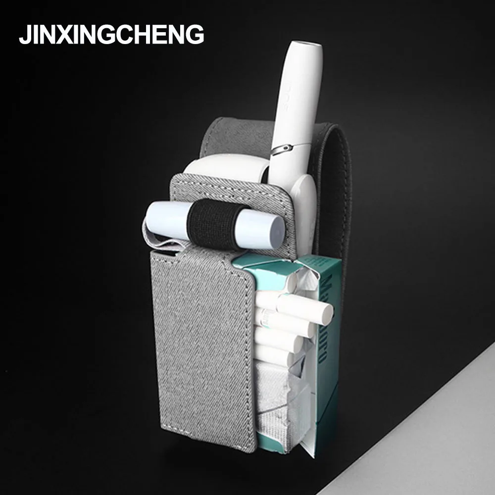 

JINXINGCHENG NEW Filp Wallet Pouch Bag Protective Holder Cover PU Leather Carrying Case for Iqos 3.0 BOX Wallet Case