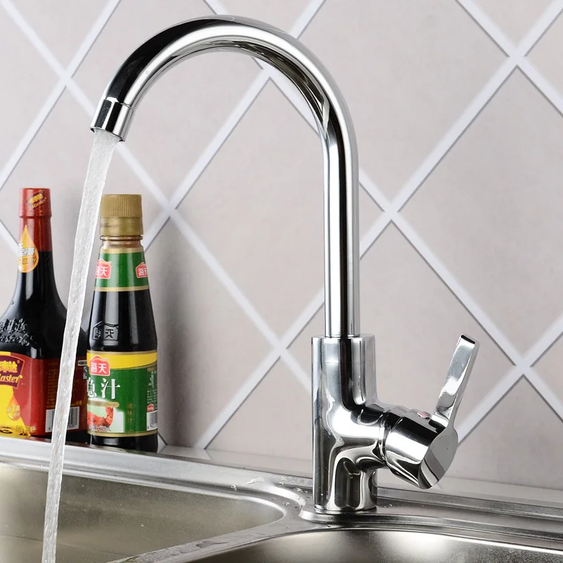 

Grifo Cocina Cromo Kitchen Faucets Single Handle Sink Faucets Griferia Cocina Monocomando Kranen Voor in de Keuken