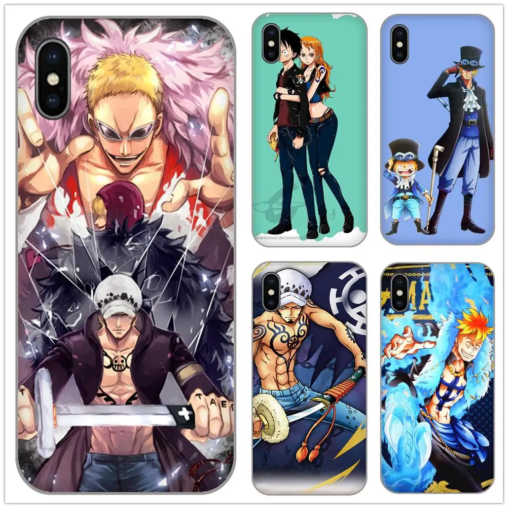 Аниме комиксов Одна деталь Луффи Санджи чехол для телефона iPhone4 5S 5C SE 5 Max XR XS 6 S 7 8plus