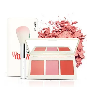 

3 colors V face highlight brightening skin repair capacity makeup powder box