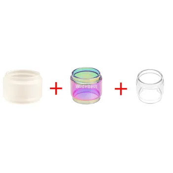 

3PCS Transparent Expansion Acrylic Glass Tube for Uwell Crown IV (1 piece Acrylic+1 Bubble+1 Rainbow)