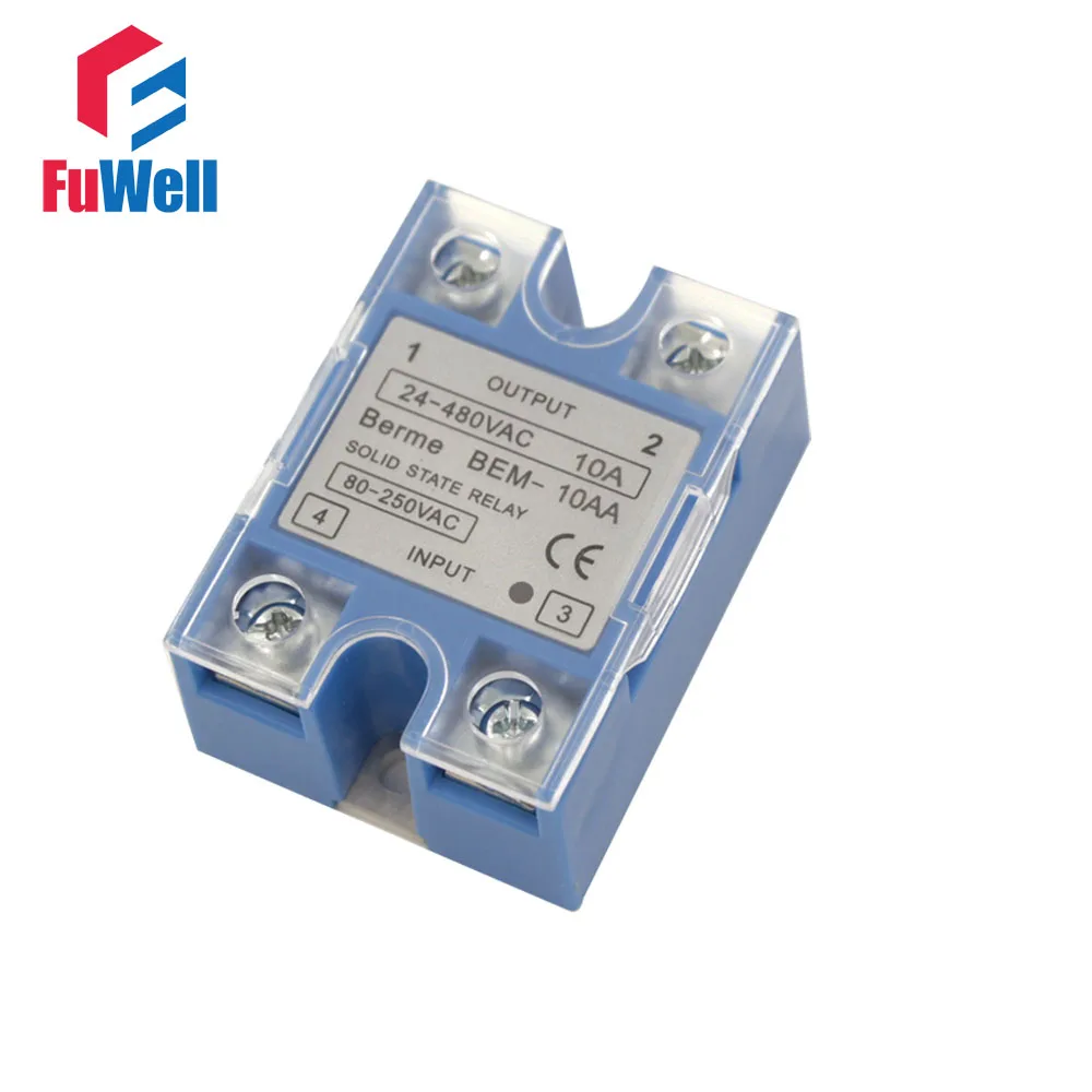 Высококачественное однослойное реле 10А SSR 10DA/10AA/10VA|solid state relay|state relayssr solid relays |