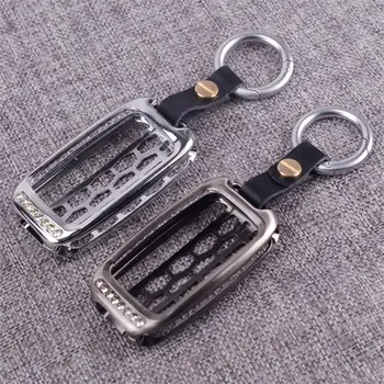

DWCX Remote Key Shell Holder Cover Case Replace Fit for Land Rover Discovery Range Rover Sport Evoque