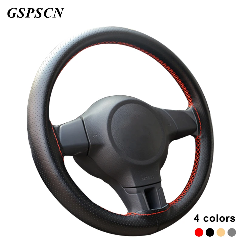 1 шт. автомобильные чехлы на руль с иглами и ниткой|diy car steering wheel|car wheel coversteering cover |