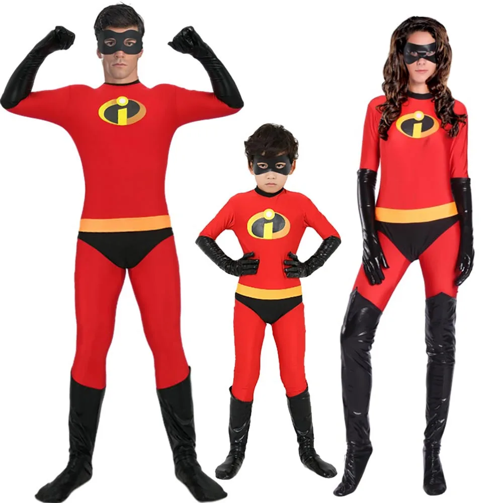 Elastigirl Classic Disney Incredibles 2 Fancy Dress Up Halloween Adult Costume