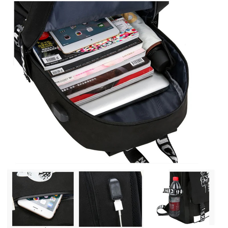 Светящийся дизайнерский ранец, школьная сумка для мальчиков, USB зарядка, школьный коллаж, Подростковый рюкзак, большой рюкзак Mochila с противоугонным замком