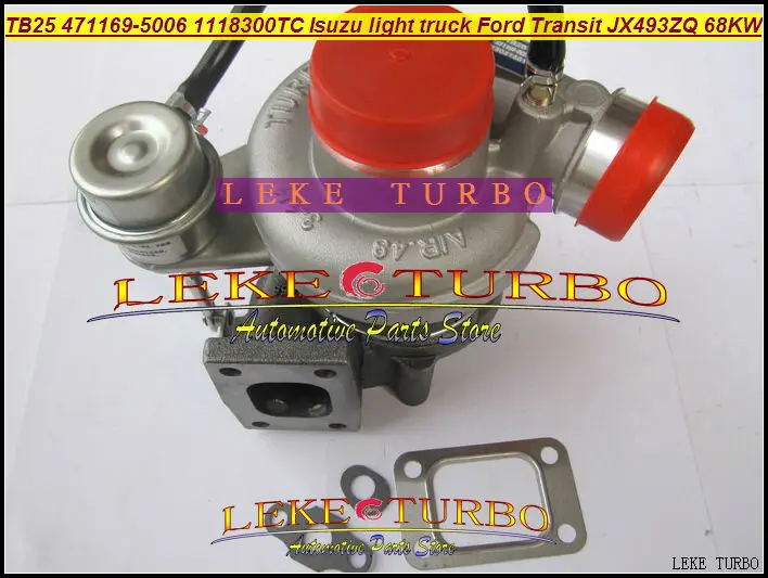 

TB25 471169-5006 471169-0006 471169 5006 1118300TC Turbo Turbocharger For FORD JMC Transit For ISUZU Light truck JX493ZQ1 68KW