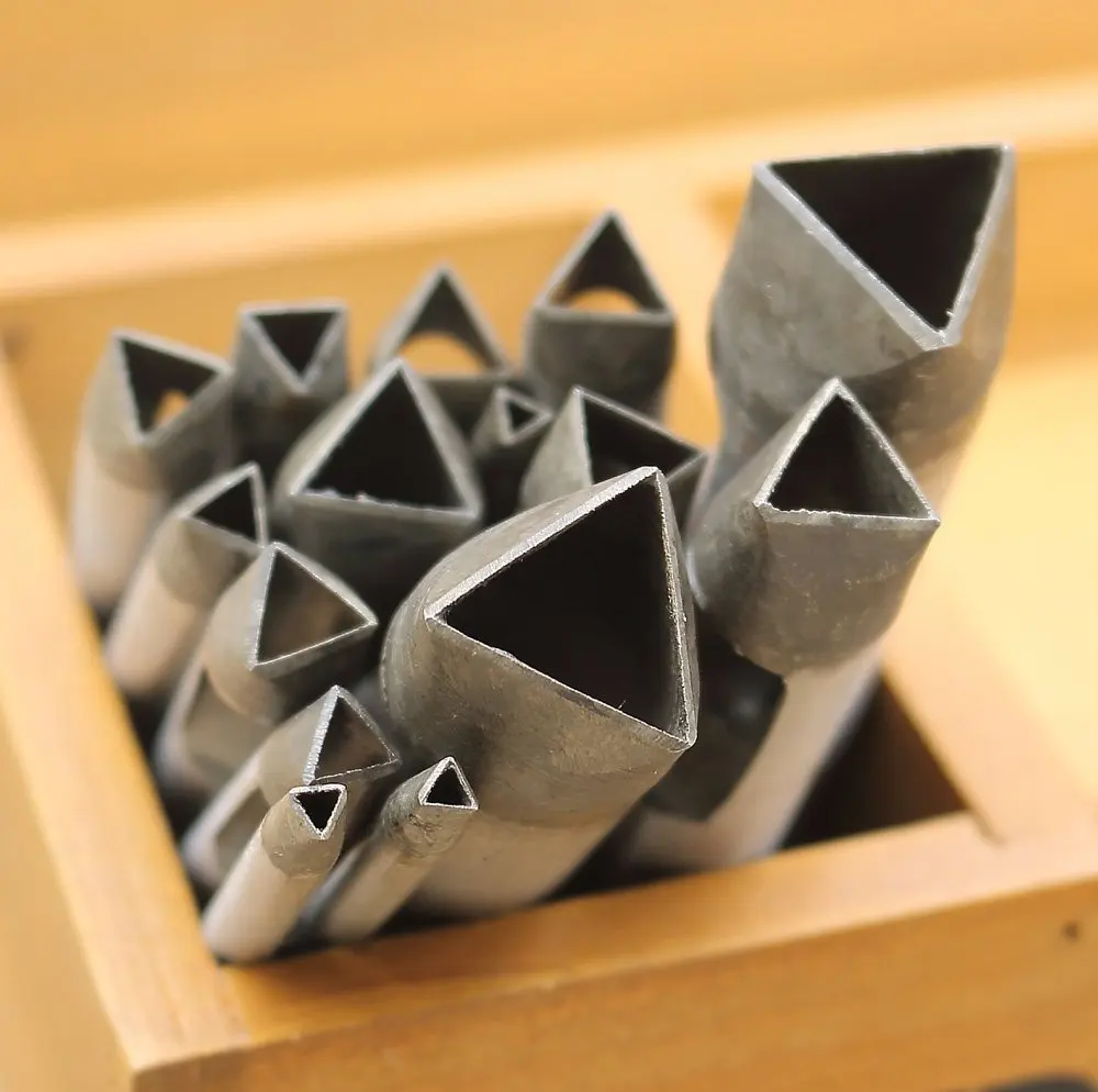 leather craft Steel Hollow Punch Tool for Leather Plastic Wood Belt