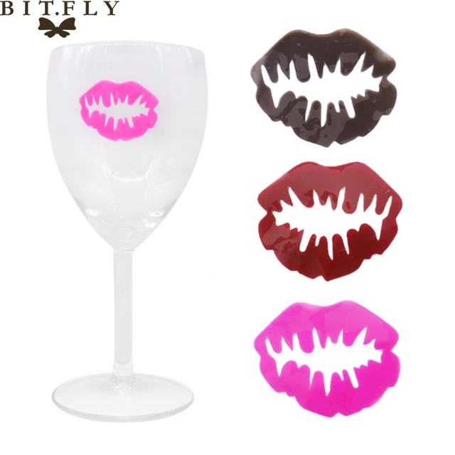 3x2.5cm Bachelorette party Clips shape silicone wine glass sticker ... 3x2.5cm Bachelorette party Clips shape silicone wine glass sticker ...