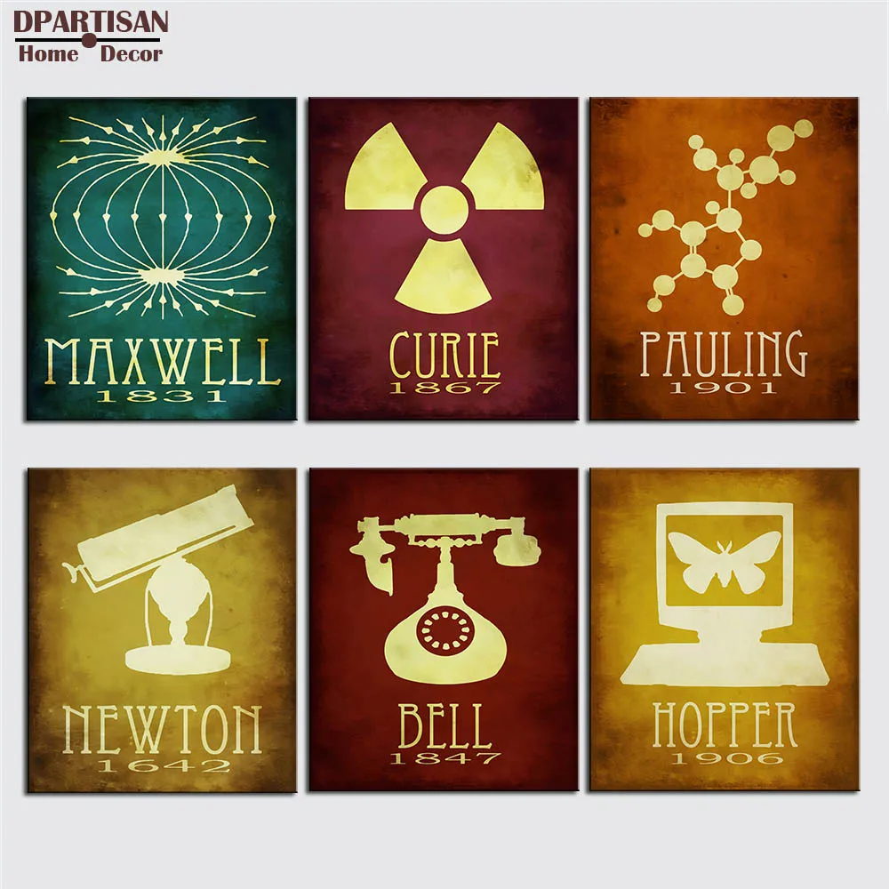 

DPARTISAN Steampunk Posters And Prints Wall Art Canvas Painting Wall Pictures For Living Room Nordic No Frame painting SP-1-6