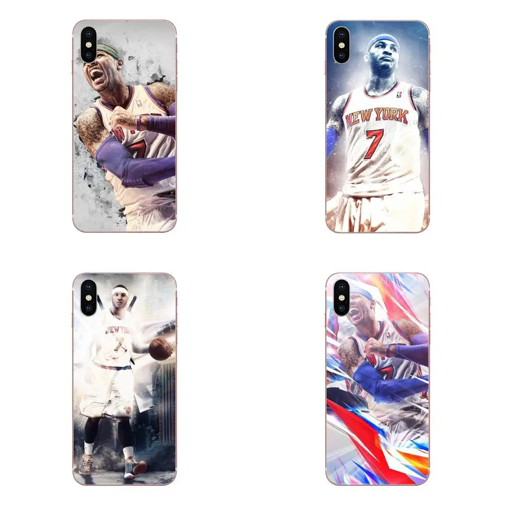 Для Xiao mi 3 4 4C 4i 5 5s 5X6 6X A1 Max x 2 Note Painted Knicks All Star Carmelo Anthony Melo | Мобильные телефоны и