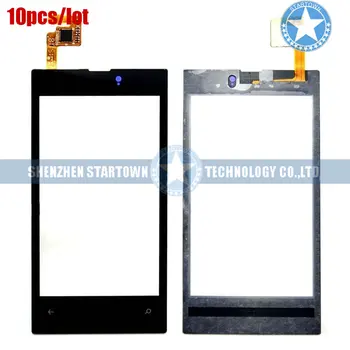 

10pcs/lot Original Outer Black Touch Screen Glass Lens Panel Digitizer Replacement Spare Parts For Nokia Lumia 525