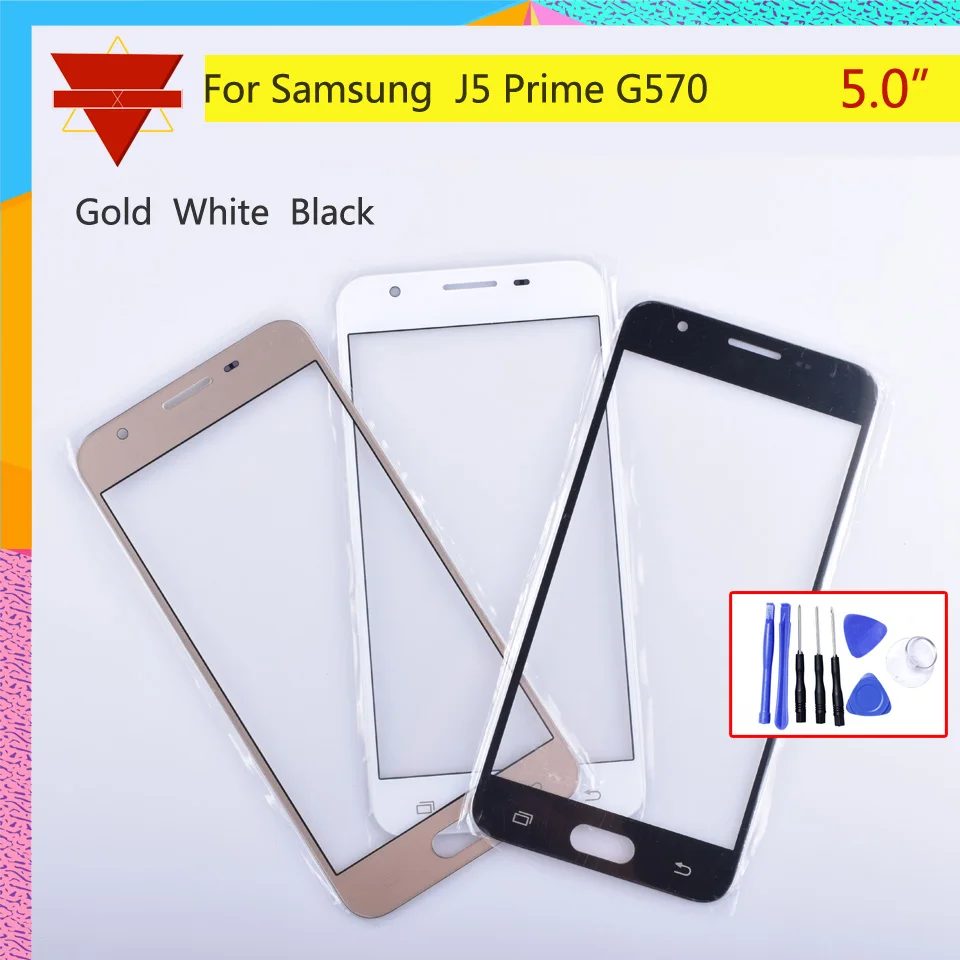 Экран для Samsung Galaxy J5 Prime G570 G570F внешняя стеклянная крышка/передняя линза передняя