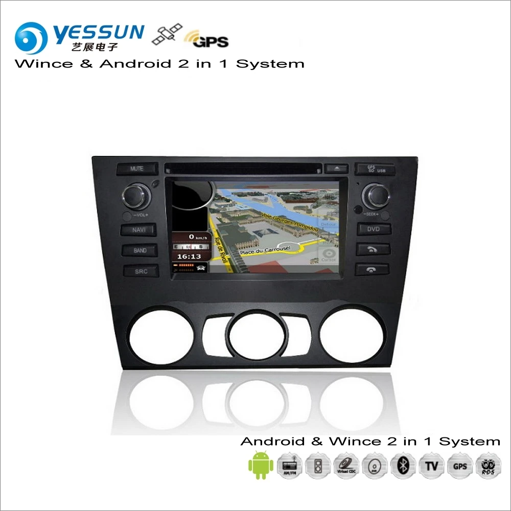 

YESSUN For BMW M5 E90 E91 E92 E93 Manual AC Car Android Multimedia Radio CD DVD Player GPS Navigation Audio Video Stereo S160