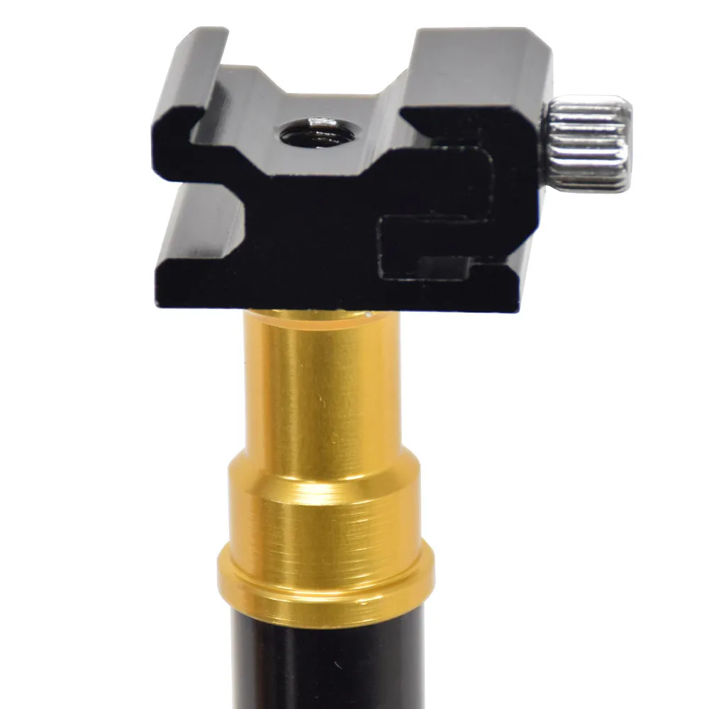 Фото ручной алюминиевый сплав 1/4 &quotGrip 158 см Rig поддержка стержня Flash светильник