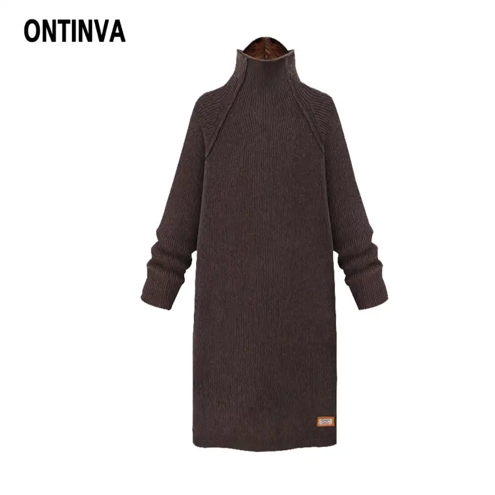 red and green sweater dress