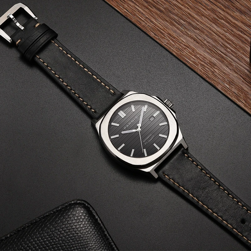 New Parnis 42Mm Mechanical Watches Automatic Watch Men Wristwatch Clock Top Brand Luxury Sapphire-6