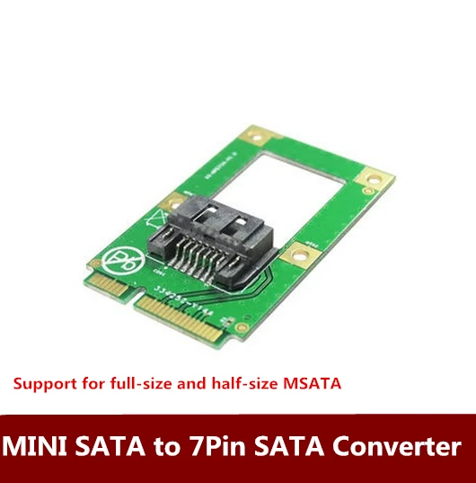

MSATA to SATA adapter card MINI SATA to 7pin hard drive SATA interface expansion card