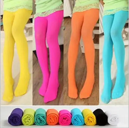 

Free shipping new 2019 Baby girl stockings child kids tights female stocking velvet dance 12 colors