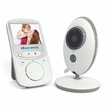 2.4 inch baba electronics sem fio fetal doppler IR night vision 2 way talk Temperature monitor 8 Lullabies nanny detector fetal